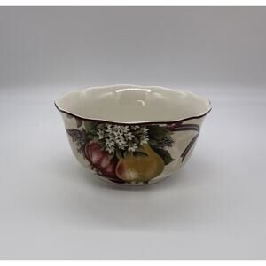 222 Fifth Yuletide Celebration Bowl Fine China